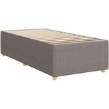 vidaXL Krevet s oprugama i madracem smeđesivi 80x200 cm od tkanine | shoptok.hr