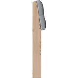  Tapecirani uzglavlje Svijetlo siva 100 cm Čvrsto borovo drvo | shoptok.hr