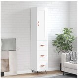 vidaXL Visoka komoda sjajna bijela 34 5x34x180 cm konstruirano drvo | shoptok.hr