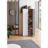 XORA omara za čevlje bela, hrast artisan | Shoptok.si