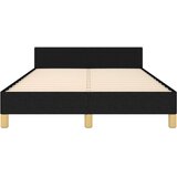  Za krevet s uzglavljem crni 120 x 200 cm od tkanine | shoptok.hr