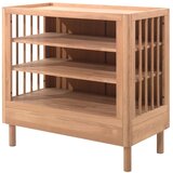 Vipack Dječja komoda od punog hrasta s promjenjivim stolom u prirodnoj boji 100x79x55 cm Forrest – Cijene