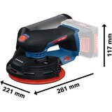 Bosch EXEX18V-150-5 (solo, l-boxx) akumulatorska ekscentar brusilica expert 0601372900 | Eponuda.com