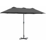  Vrtni suncobran Antracit 370 x 197 x 239 cm | shoptok.hr