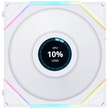 Lian Li ventilator za ohišje uni fan tl lcd 120 argb pwm 120mm, bela | Shoptok.si