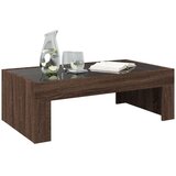 vidaXL Stolić s beskonačnim LED svjetlima boja hrasta 90x50x30 cm | shoptok.hr