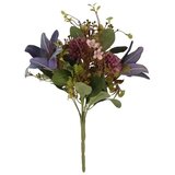  Umjetni buket ljiljan mix 36 cm ljubičasti | shoptok.hr