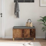  Klupa za hodnik s jastukom s vratima Staro drvo 80 x 38 x 46 cm | Eponuda.ba