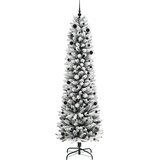  Umjetno božićno drvce Bijela 240 cm PVC i Metal i Plastika | shoptok.hr