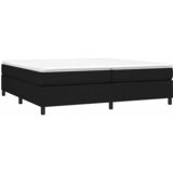  s oprugama i madracem crni 200x200 cm od tkanine | shoptok.hr