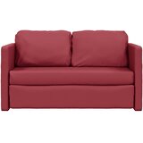  Podni kauč na razvlačenje 2-u-1 crvena boja vina 112x174x55 cm | shoptok.hr