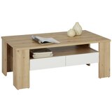 Modern Living Klubska Mizica In Beli In Barvi Hrasta Monos | Shoptok.si