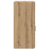 vidaXL Strani šal Črni hrast 42,5 x 40 x 93 cm Konstruiran les | Shoptok.si