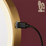 REA Bath Stensko ogledalo LED Glow Old Gold | Shoptok.si
