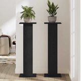  Stalak za biljke 2 pcs Crni hrast 30 x 30 x 95 cm | shoptok.hr