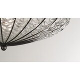  siru - plafonsko svetlo accademia 3xE27/60W/230V prozirno/crno venecijansko staklo | Eponuda.com