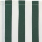 Tenda Valance za okvir 4.5 m Zelena i bijela 4.3x0.2 m | shoptok.hr