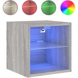 vidaXL Zidni TV ormarić s LED svjetlima boja hrasta 30 x 28 5 x 30 cm | shoptok.hr