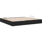  Otomanski krevet s pohranom Crna 200 x 200 cm tkanina | shoptok.hr