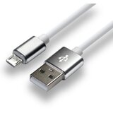 EverActive cable USB 1m - White, silicone, quick charge, 2,4A - CBS-1MW | shoptok.hr