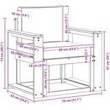  2 Komad Set vanjskih sofa Poliester Bijela i Krem | shoptok.hr