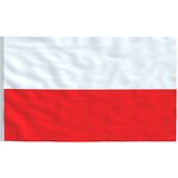 vidaXL Poljska zastava 90x150 cm | Shoptok.si