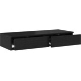  Ladice za krevet s ladicama Crni hrast 80 x 36,5 x 16,5 cm | Eponuda.com