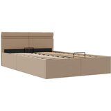 Hidraulični okvir za krevet LED boja cappuccina 140 x 200 cm | Eponuda.com