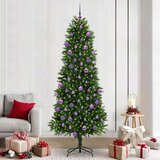 vidaXL Božićno drvce s 300 LED svjetlima s stalakom Zelena 240 cm PE | shoptok.hr