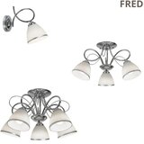 Brilagi plafonski luster fred 3xE27/60W/230V prečnik 59 cm sjajni hrom | Eponuda.com