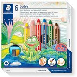 Staedtler Barvice Noris Buddy, 6 kosov, s šilčkom | Shoptok.si
