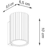  Stenska svetilka KARBON 10 rdeča okra, (21626739) | Shoptok.si