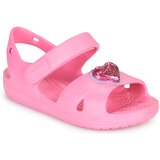 Crocs Sandali & Odprti čevlji CLASSICCROSSSTRAPCHARMSANDAL T Rožnata | Shoptok.si