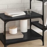 Police za knjige 4 pcs Crna 60 x 40 x 1,5 cm Konstruirano drvo | shoptok.hr