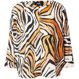 Wallis Bluza svetlo siva / oranžna / marelica / črna | Shoptok.si