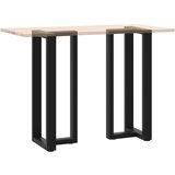 vidaXL Noge za barski stol T-oblika 2 kom crne 40x35x(100-101)cm čelik | shoptok.hr