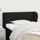 Uzglavlje s ušima crni 83x23x78/88 cm od tkanine | shoptok.hr