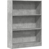 Maison Chic Knjižna omara - Knjižni regal betonsko siva 80x24x109 cm inženirski les, (21725903) Cene