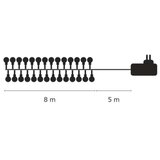  LED Spoljni božićni lanac CHAIN 80xLED 13m IP44 topla bela | Eponuda.com