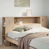 vidaXL Vzglavje s predelki 140 cm trdna borovina Cene