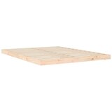  Okvir kreveta 150 x 200 cm veliki bračni od masivne borovine | shoptok.hr