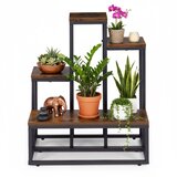  Stojeći stalak za biljke za cvijeće s 4 police, Loft ModernHome Slike