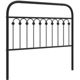  Metalno zamjensko uzglavlje crno 107 cm | shoptok.hr