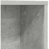  Stol s policom Betonski sivi 91 x 50 x 149 cm Konstruirano drvo | shoptok.hr