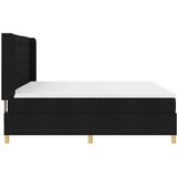  Krevet s opruga kutije s madracem Crna 200 x 200 cm tkanina | shoptok.hr