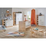 Jimmylee OTROŠKI REGAL 67/158/33 cm barve hrasta | Shoptok.si