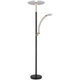 Globo 58909B - LED prigušiva stojeća lampa TIRANA 40W/230V + 5,5W crna | Eponuda.com