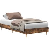  Okvir kreveta bez madraca dimljeni hrast 90x200 cm | shoptok.hr