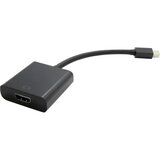 Value Mini-DisplayPort / HDMI adapterski kabel mini DisplayPort vtič\, HDMI-A vtičnica 0.15 m črna 12.99.3129 DisplayPort kabel, (20419121) | Shoptok.si