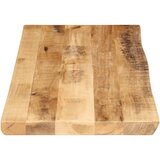 Stolna ploča sa živi rub 100x40x3,8 cm masivno grubo drvo manga | Eponuda.com